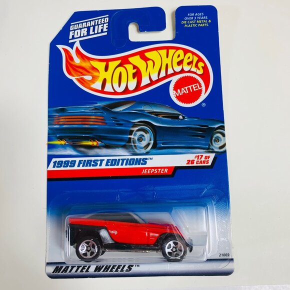 Hot Wheels Lot of 6 Die Cast Jeepster Monte Carlo Jaguar First Editions and More - Picture 4 of 15